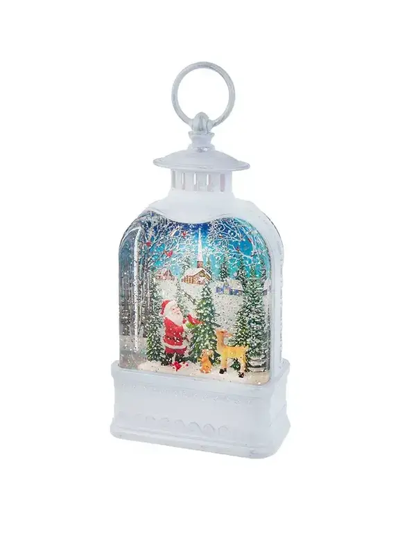 Santa White Water Lantern