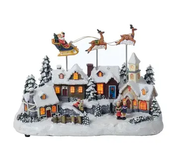 Lighted Musical Village
