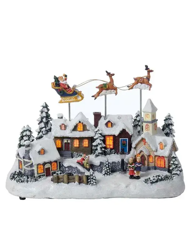 Lighted Musical Village