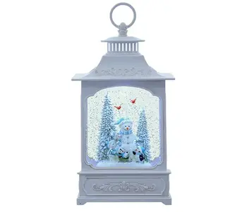 Lighted Snowmen & Penguins Water Lantern