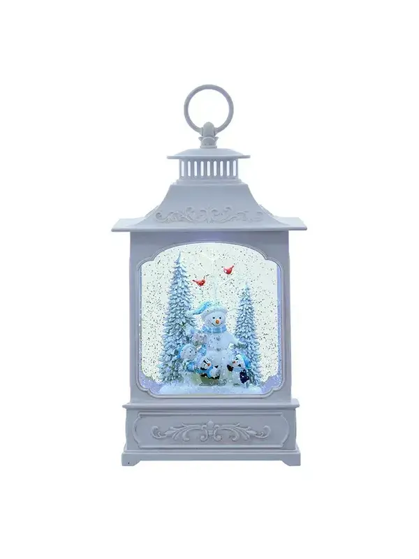 Lighted Snowmen & Penguins Water Lantern
