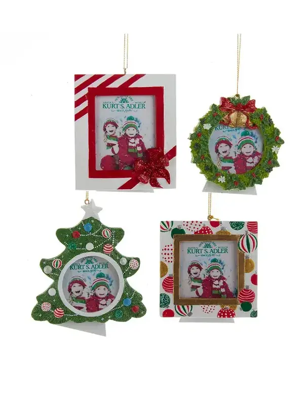 Festive Christmas Photo Frame Ornaments