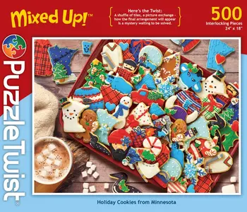 PuzzleTwist - Holiday Cookies from Minnesota (500 piece)