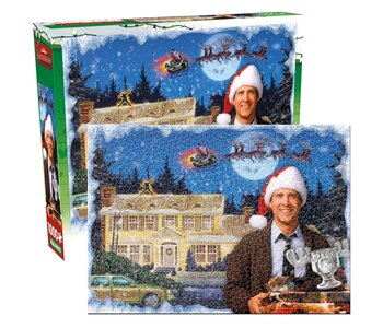 Christmas Vacation 1000 Piece Glitter Snow Jigsaw