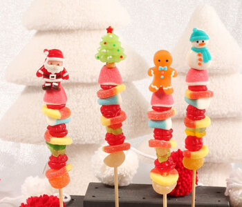 Forever Sweet Christmas Gummy Candy Kabob