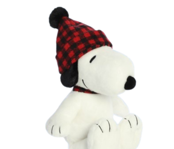11" WINTER PLAID SNOOPY