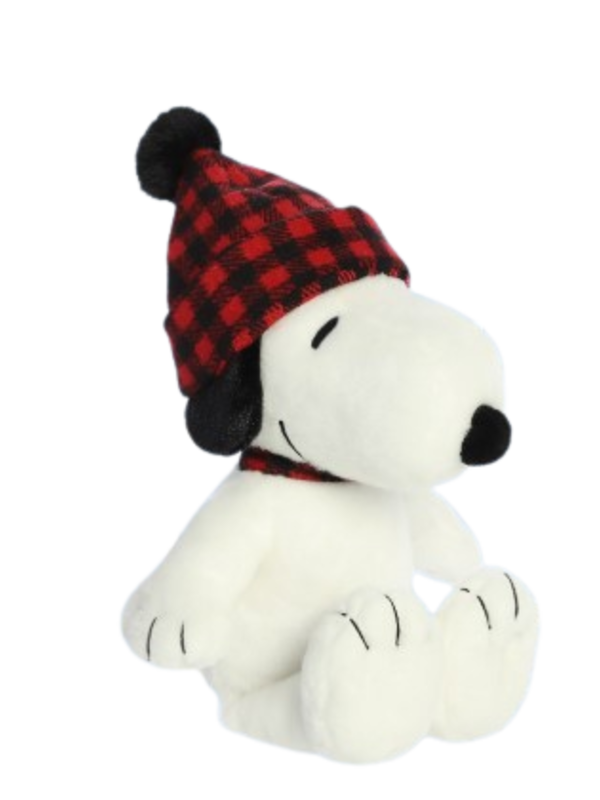11" WINTER PLAID SNOOPY