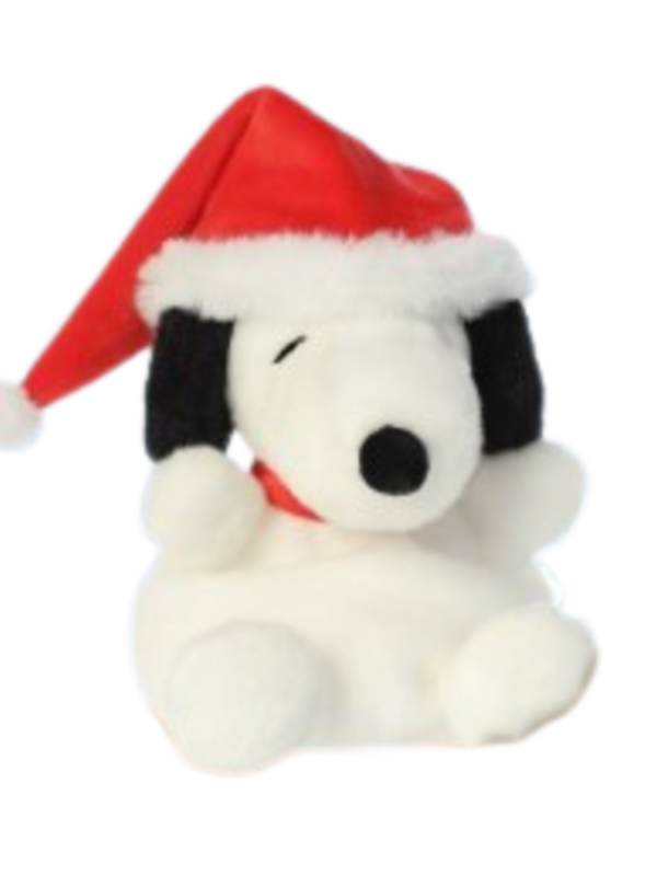 5" SANTA SNOOPY PALM PALS