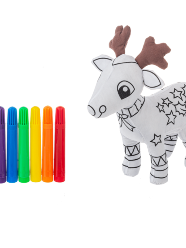 REINDEER MINI COLORING KIT