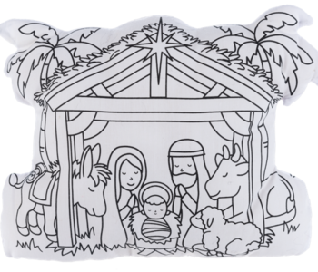 NATIVITY HOLIDAY COLORING KIT