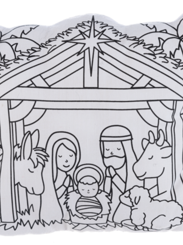 NATIVITY HOLIDAY COLORING KIT