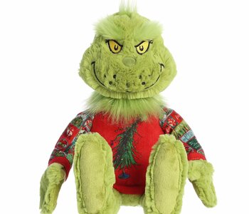 16" Ugly Sweater Light-Up Grinch