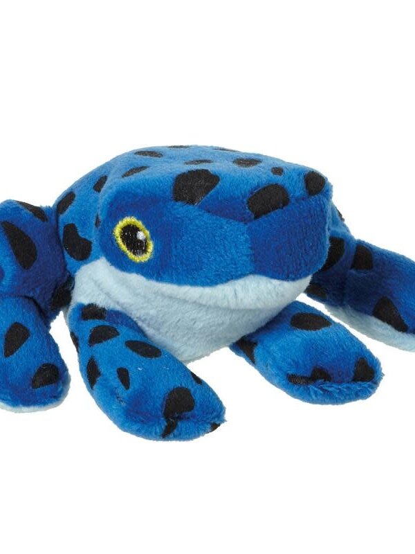 4" Wild Beans Poison Dart Frog Blue