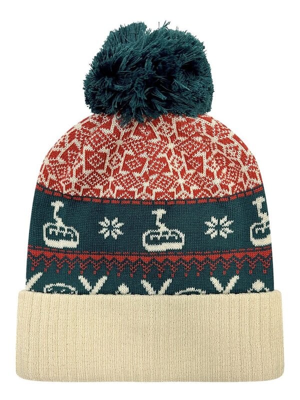 Grand Recycled Beanie - Nordic Chairlift/ Beige