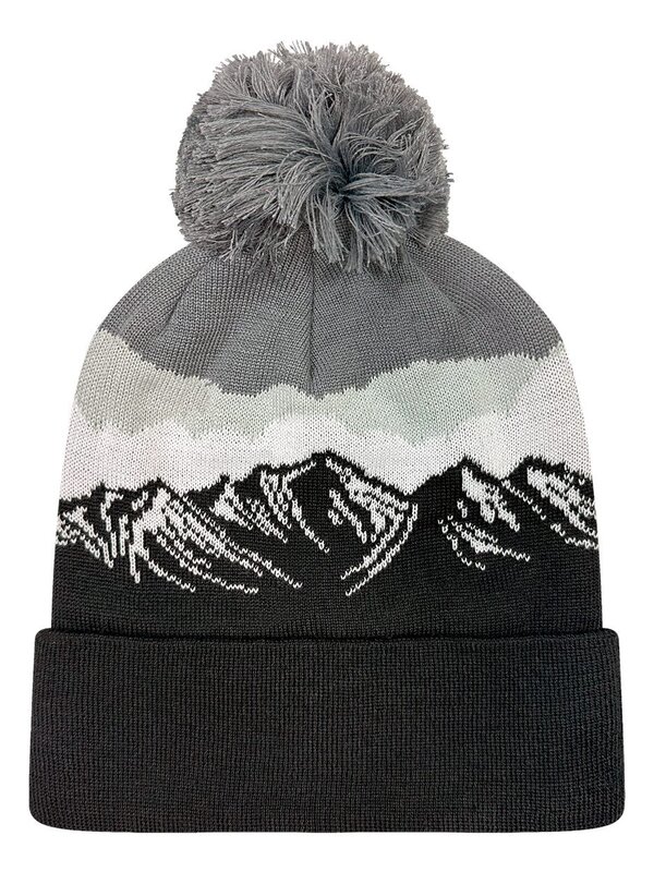 Grand Recycled Beanie - Misty Peaks/ Black