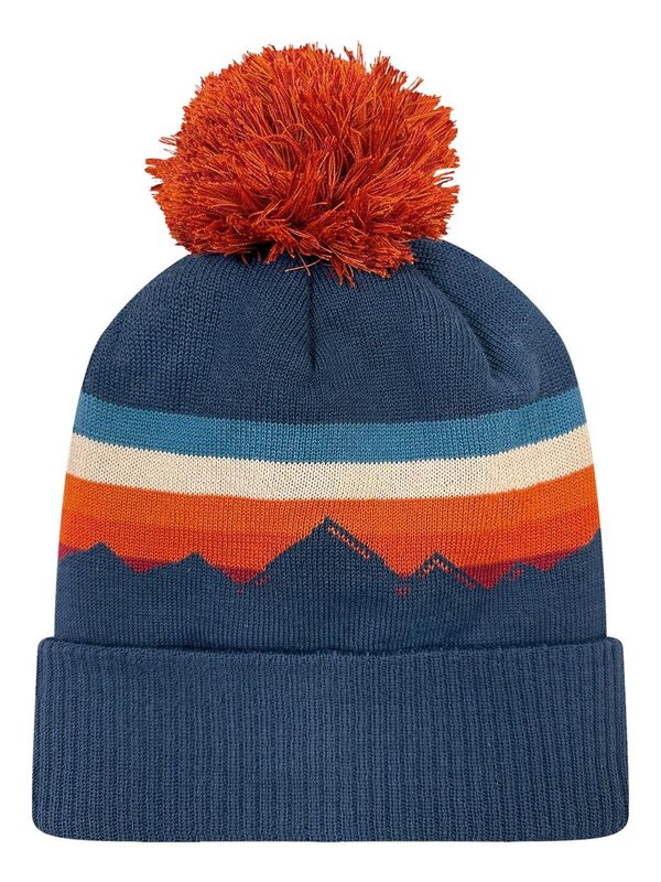 Grand Recycled Beanie - Alpenglow/ Navy