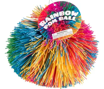 Rainbow Pom Ball