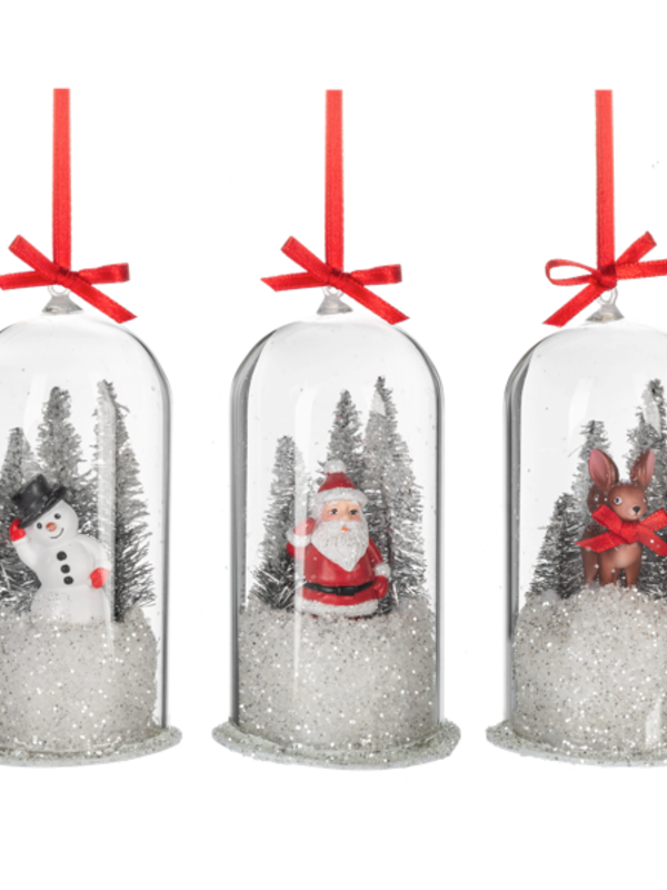 Vintage Holiday Icon Cloche Ornament