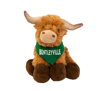 7" Poseable Highland Cow w/Bandana