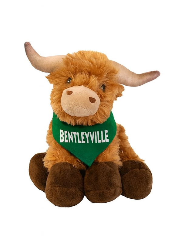 7" Poseable Highland Cow w/Bandana
