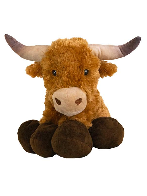 11" Poseable Highland Cow w/Bandana