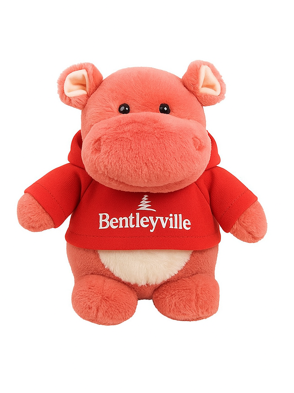 8" Chubby Hippo w/Hoodie