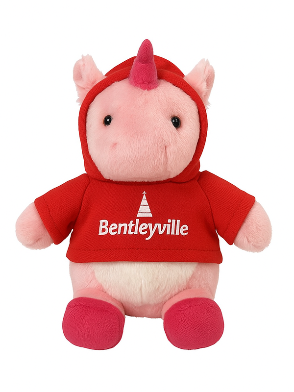 8" Chubby Unicorn w/Hoodie