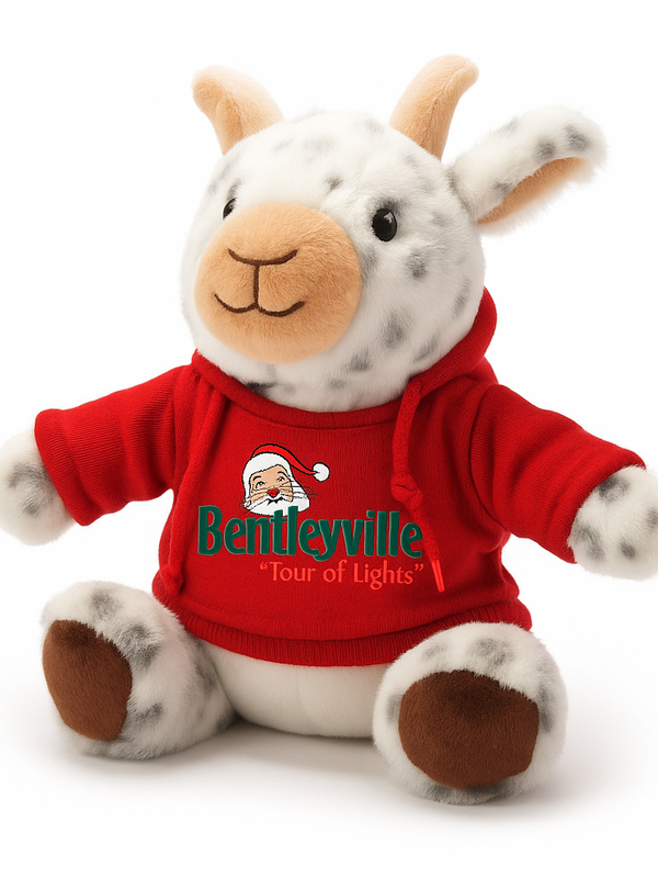 Goat w/Flannel Hoodie