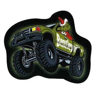 GRINCH TRUCK STICKER