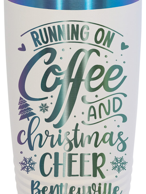RUNNING ON COFFEE TUMBLER