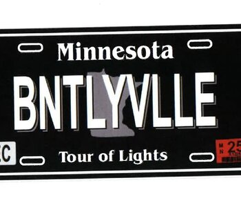 LICENSE PLATE STICKER