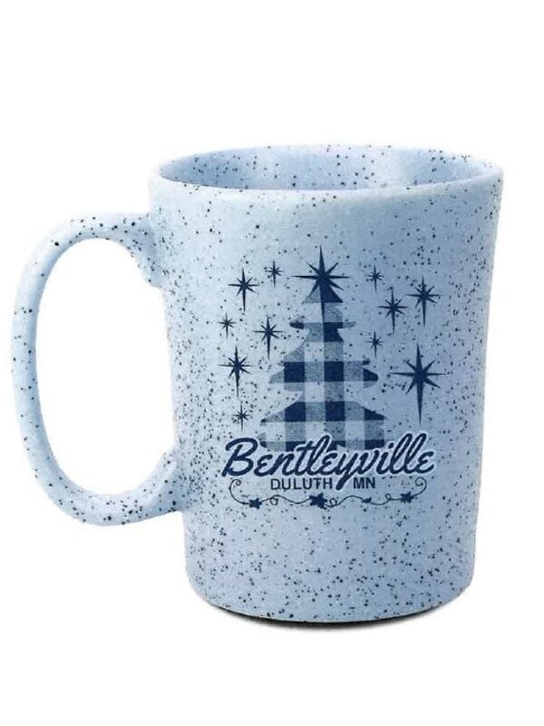 SPECKLED PLAID TREE MUG