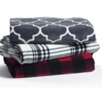 SHERPA BLANKET WITH PATCH