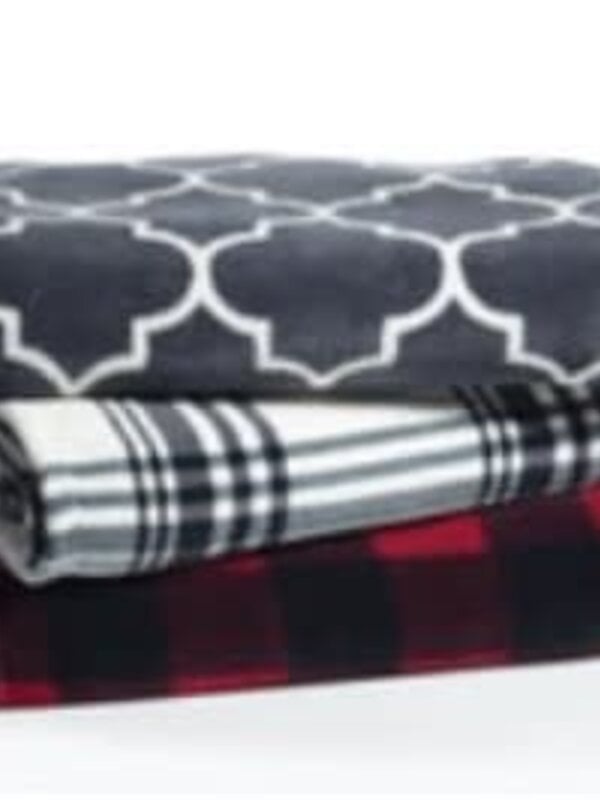 SHERPA BLANKET WITH PATCH