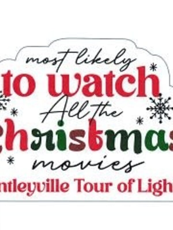 Christmas Movies Sticker