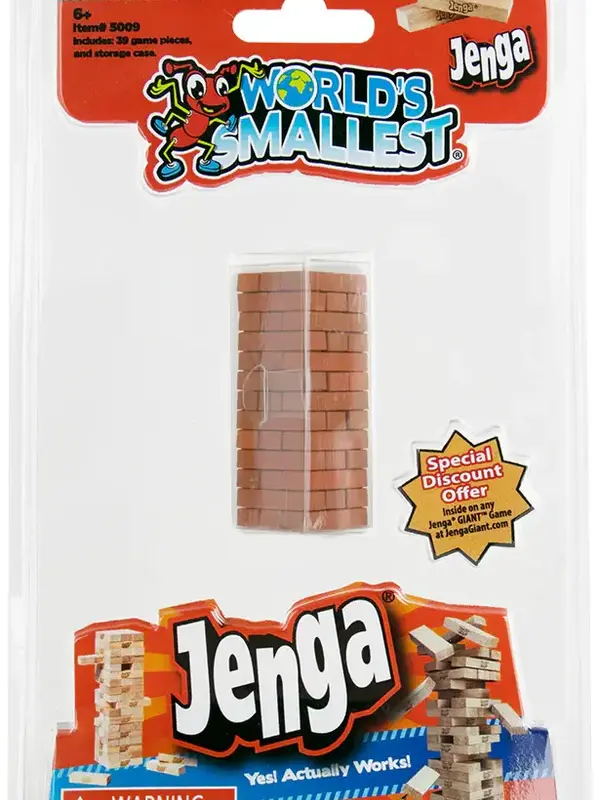 World's Smallest  Jenga