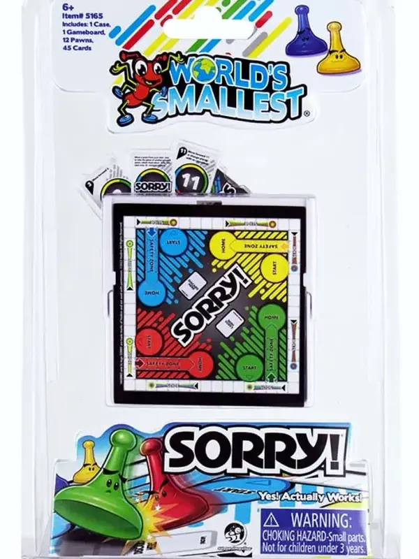 World's Smallest Sorry