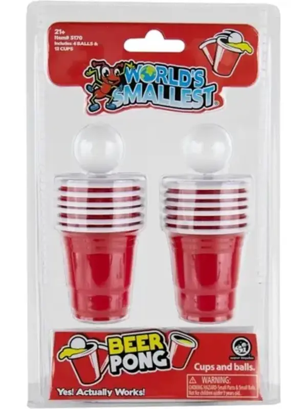 World's Smallest Beer Pong