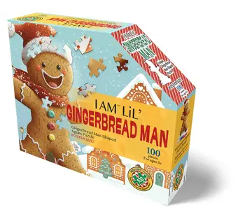 I AM LiL' GINGERBREAD MAN 100 piece Puzzle