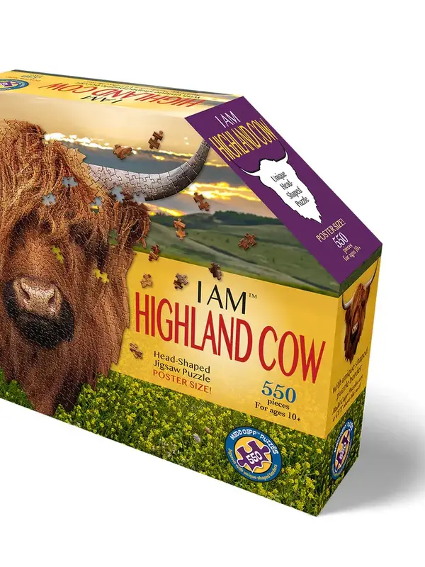 I AM HIGHLAND COW 550 Piece Puzzle