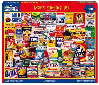 Mom's Shopping List - 1000 Piece Jigsaw Puzzle