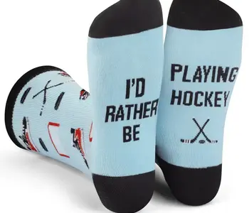 I'd Rather Be Playing Hockey Socks