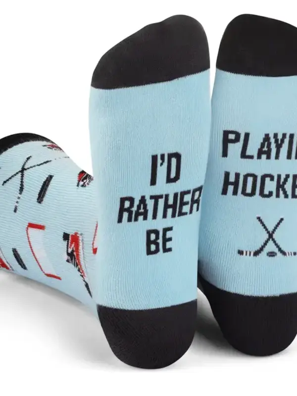 I'd Rather Be Playing Hockey Socks