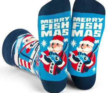 Merry Fishmas Socks