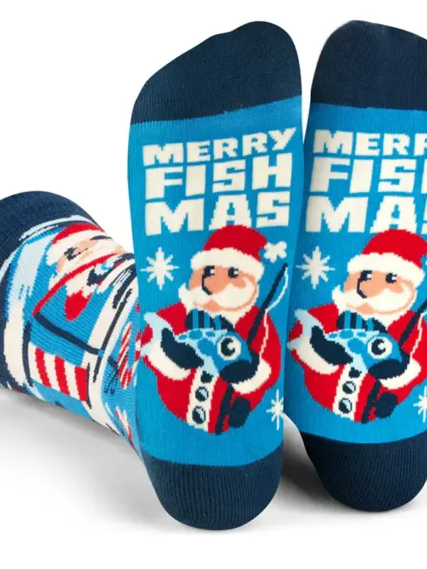 Merry Fishmas Socks