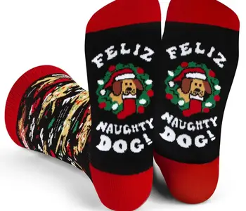 Feliz Naughty Dog Socks
