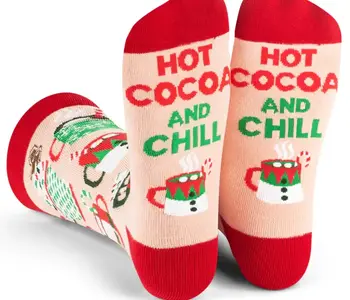 Hot Cocoa and Chill Socks