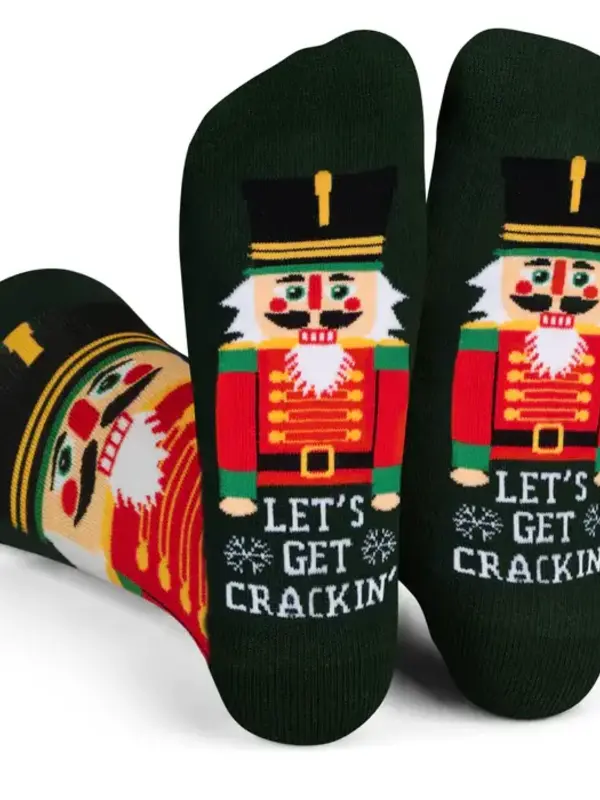 Let's Get Crackin' Nutcracker Christmas Socks
