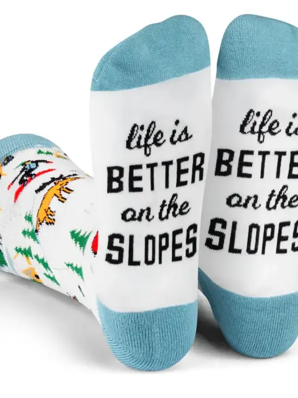 Life Is Better On The Slopes Socks