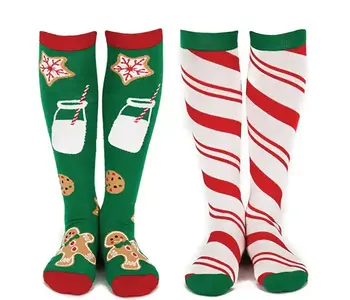 Christmas Cookies & Candy Knee High Socks (2 Pack)